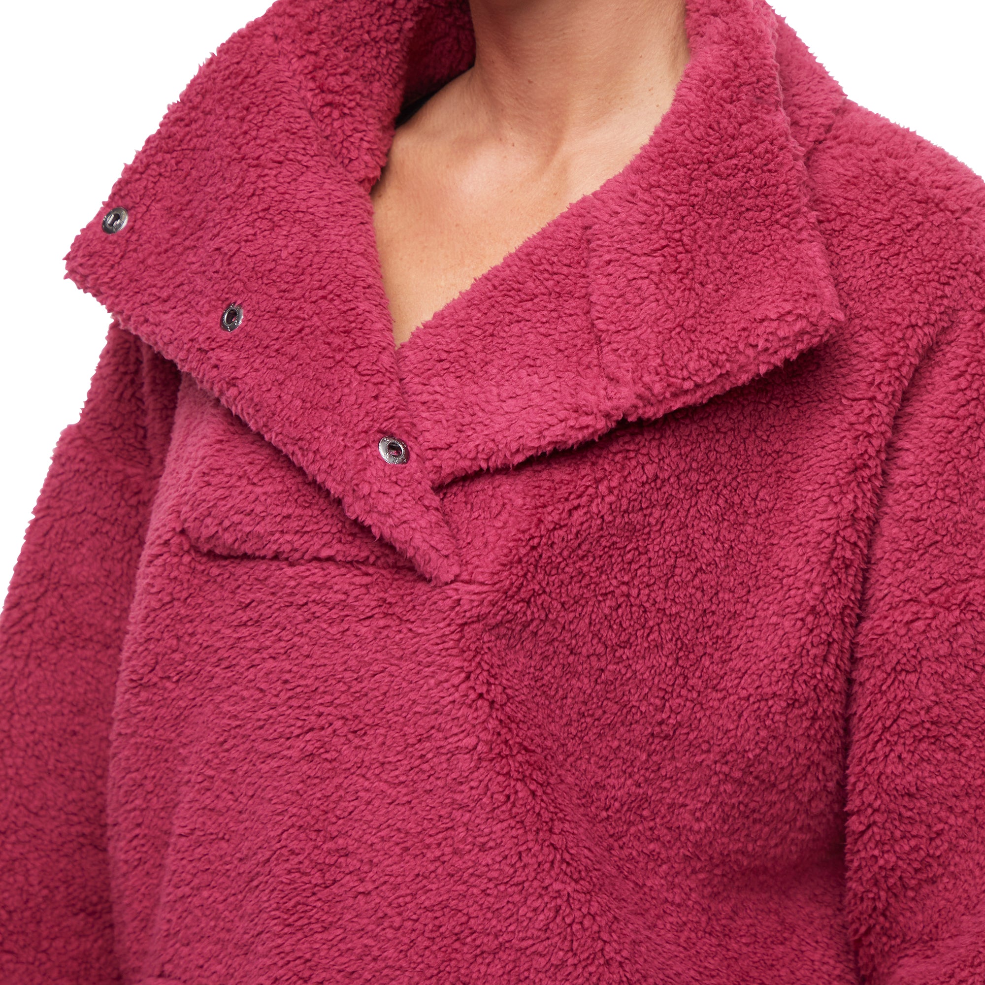 Stevie Mock Neck - Beaujolais