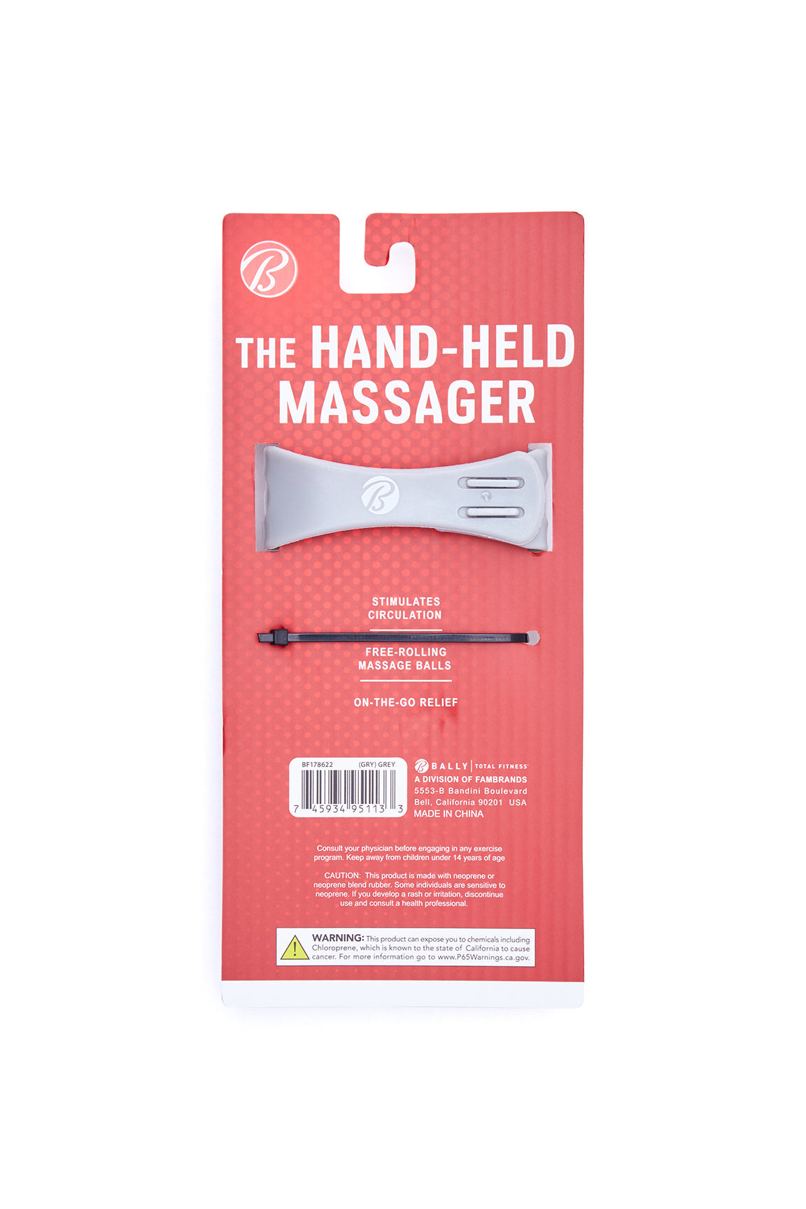 Hand Held Massager (Grey)