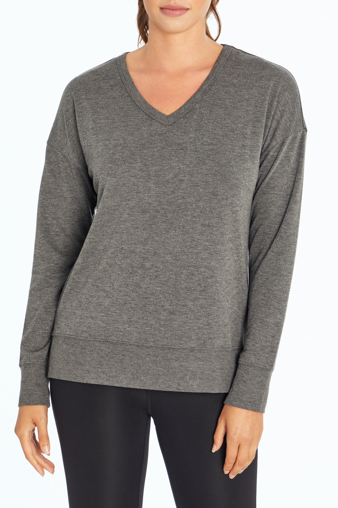 Georgia Pullover (Heather Black)