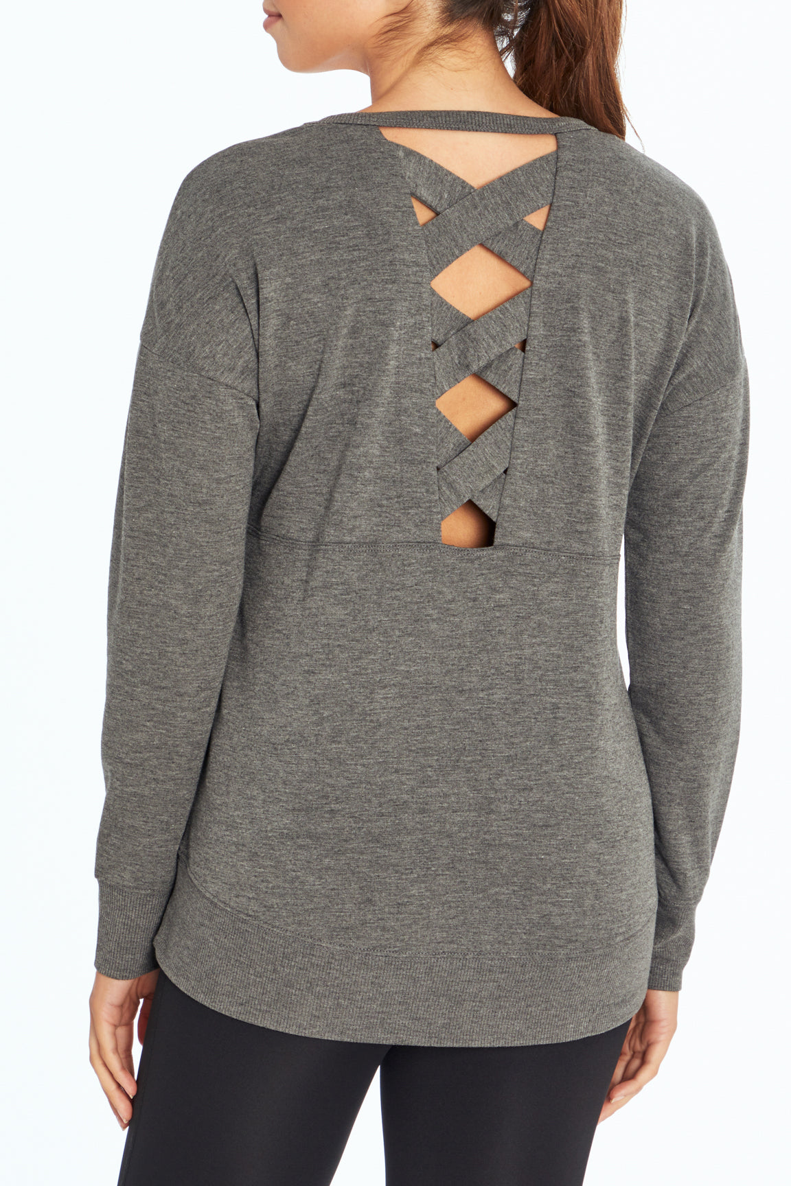 Georgia Pullover (Heather Black)