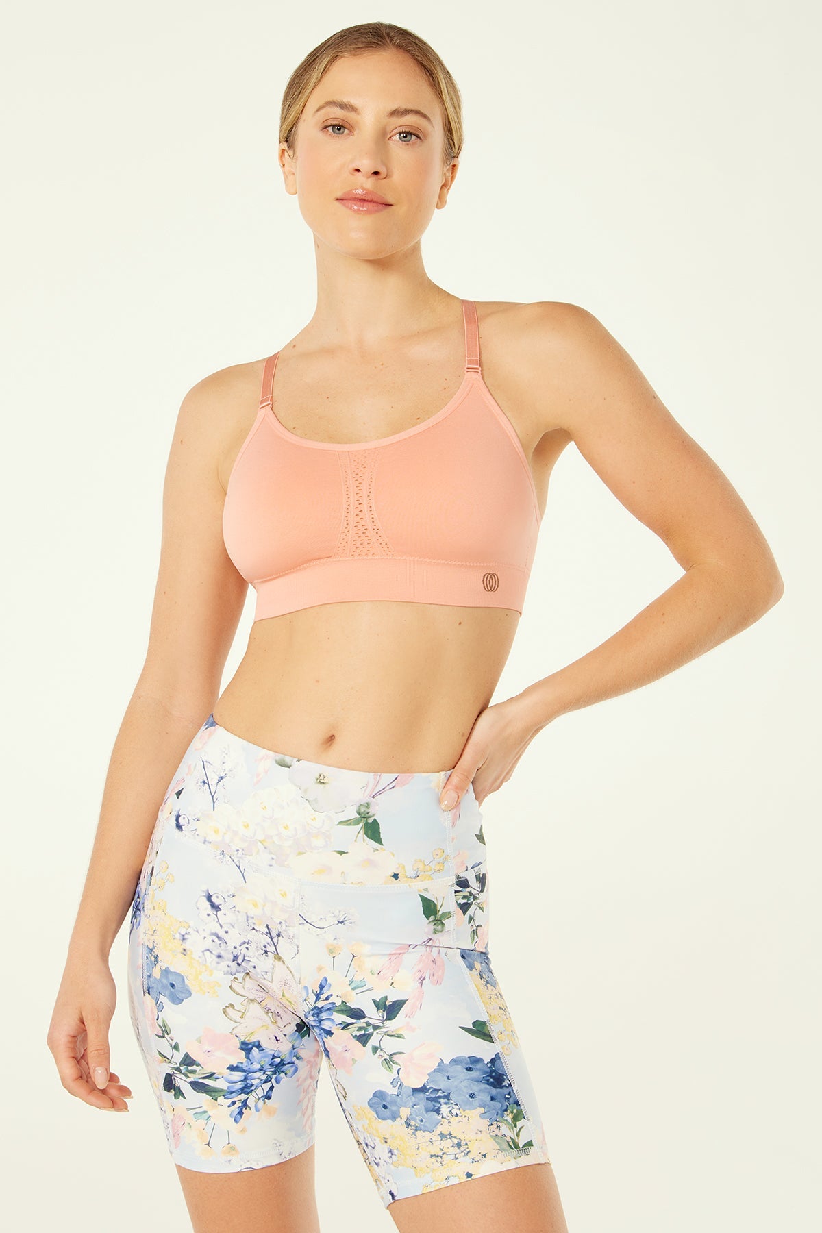 Ally Seamless Sport Bra (Coral Haze)