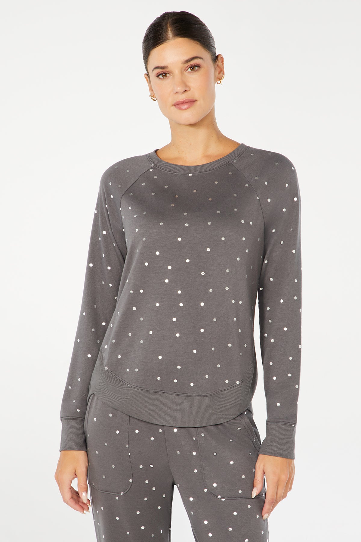 Maison Pullover (Turbulence Foil Polka Dots)