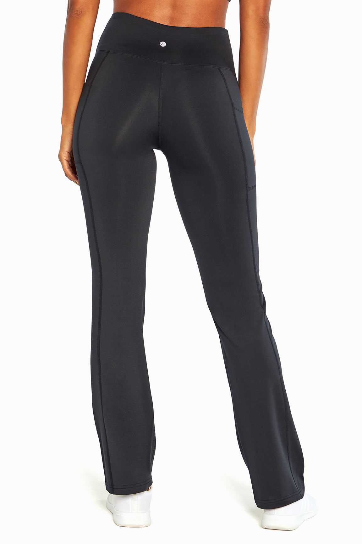 Pocket Fleece Boot Cut Pant (Black)