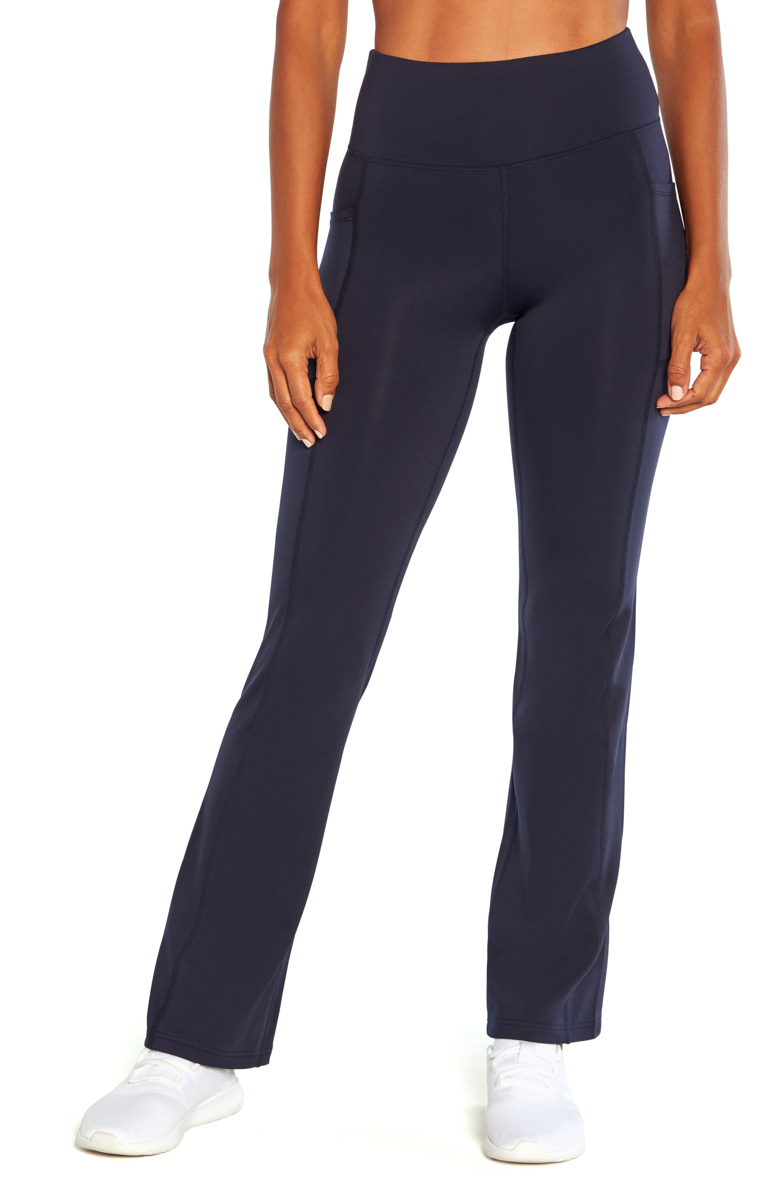 Pocket Fleece Boot Cut Pant (Midnight Blue)