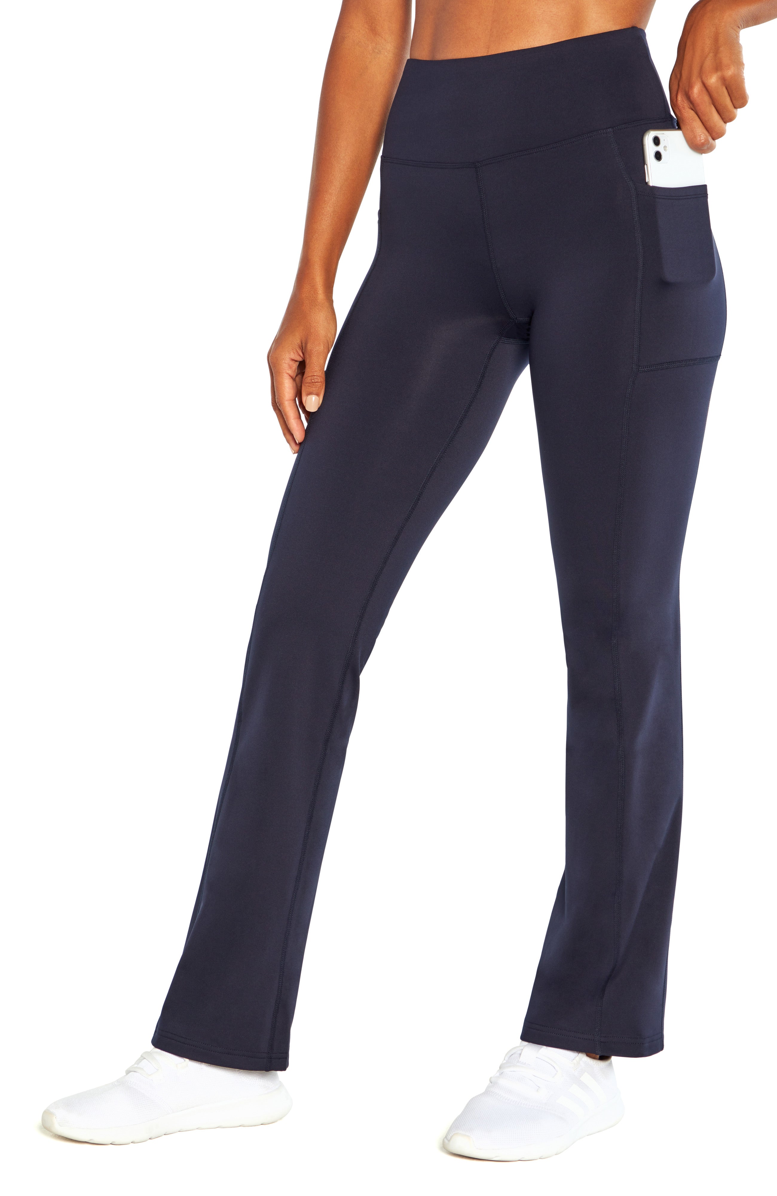 Pocket Fleece Boot Cut Pant (Midnight Blue)