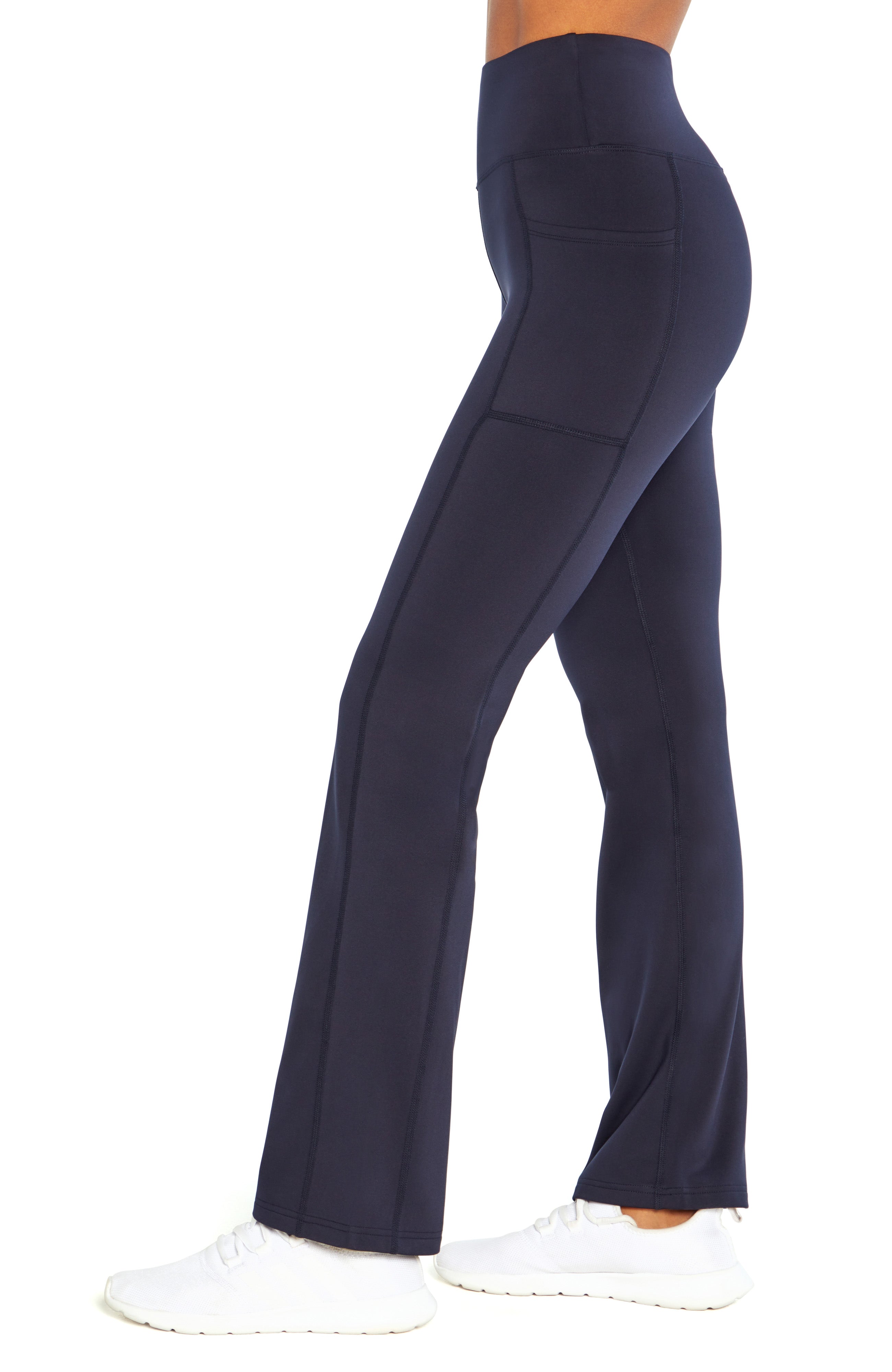 Pocket Fleece Boot Cut Pant (Midnight Blue)