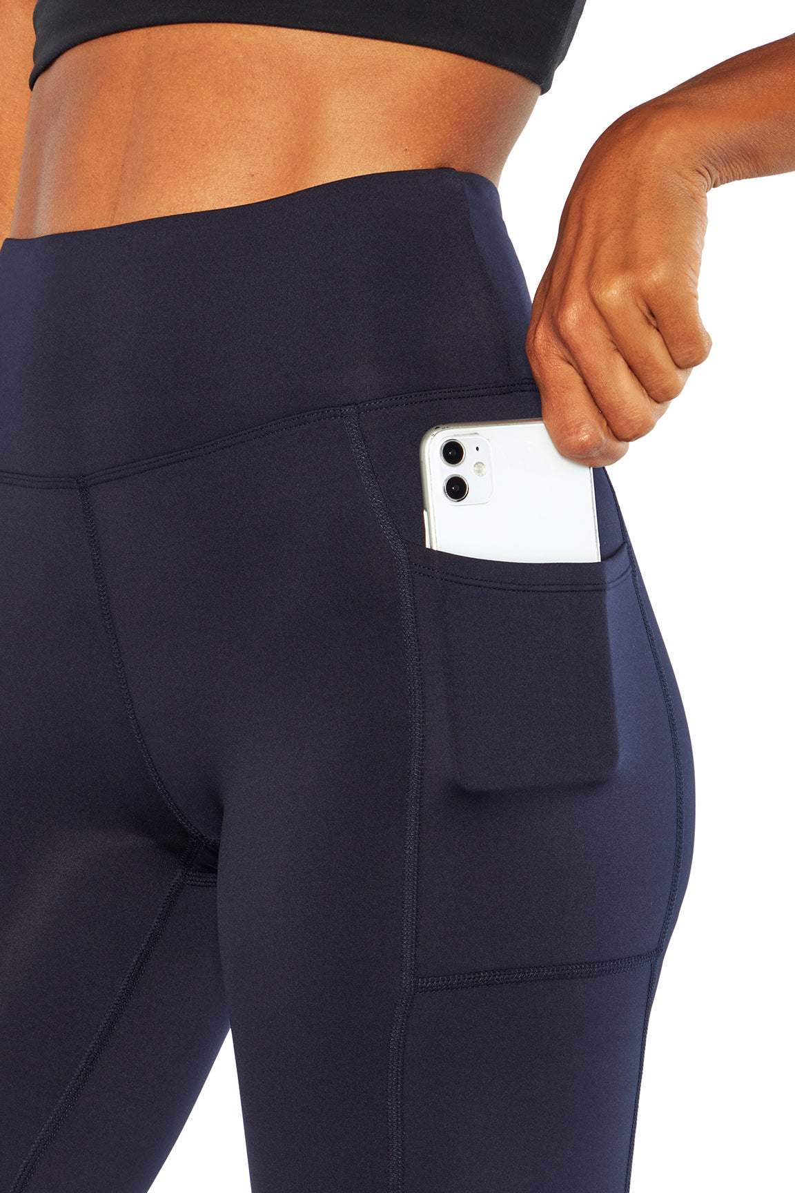 Pocket Fleece Boot Cut Pant (Midnight Blue)
