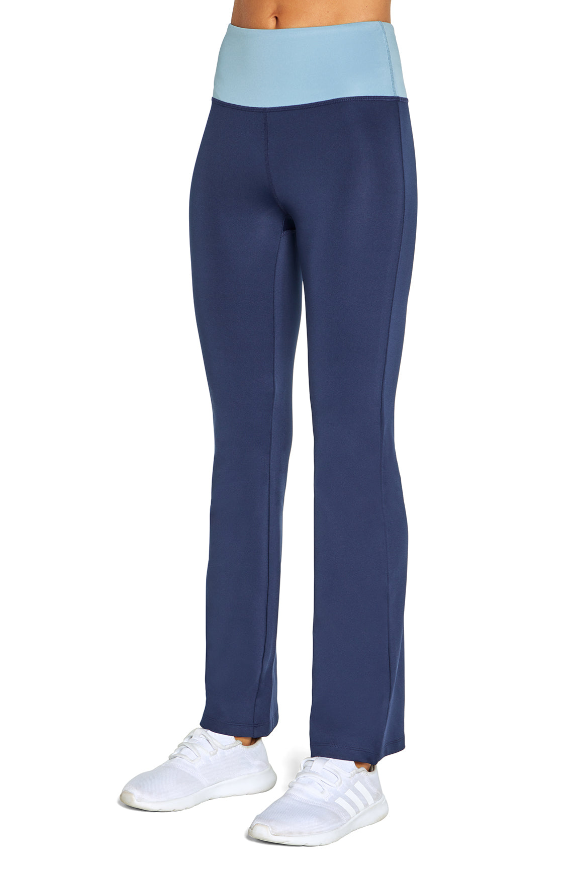 Colorblock Flare Pant (Peacoat/Ashley Blue)