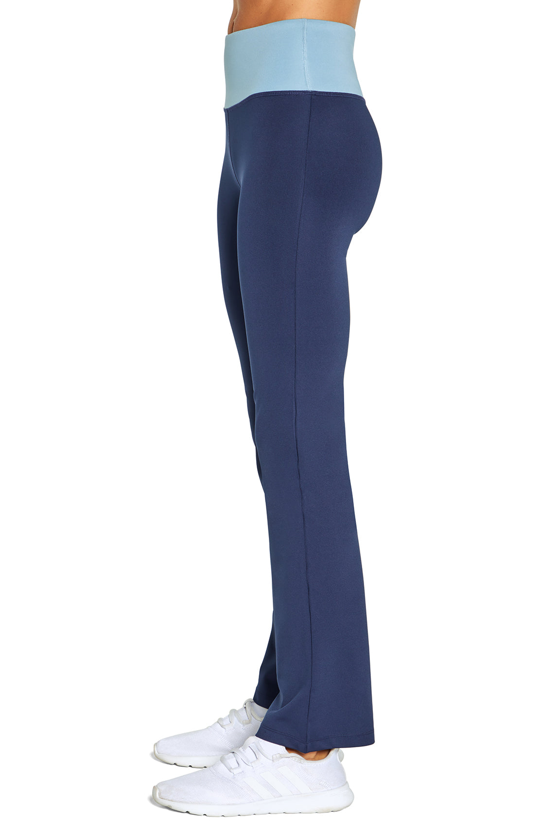 Colorblock Flare Pant (Peacoat/Ashley Blue)