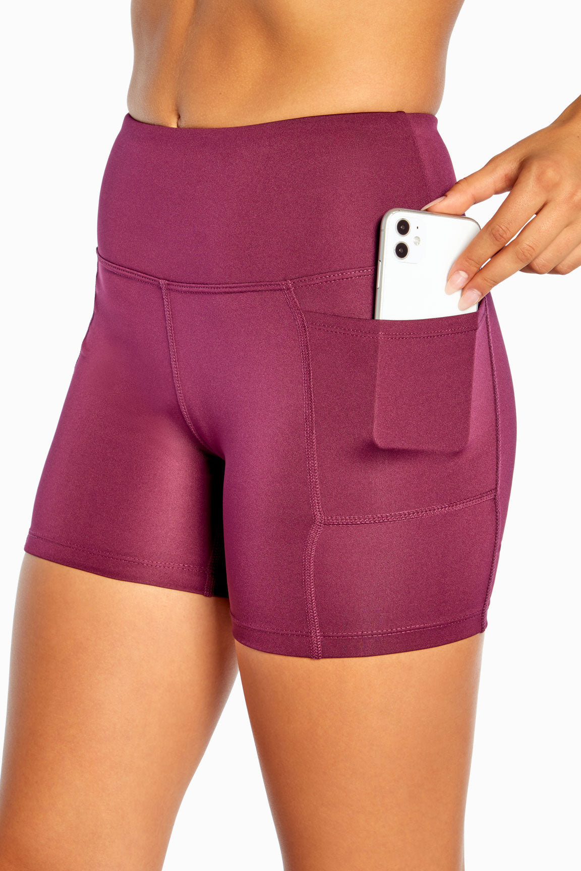 High Rise Pocket 5" Short (Potent Purple)
