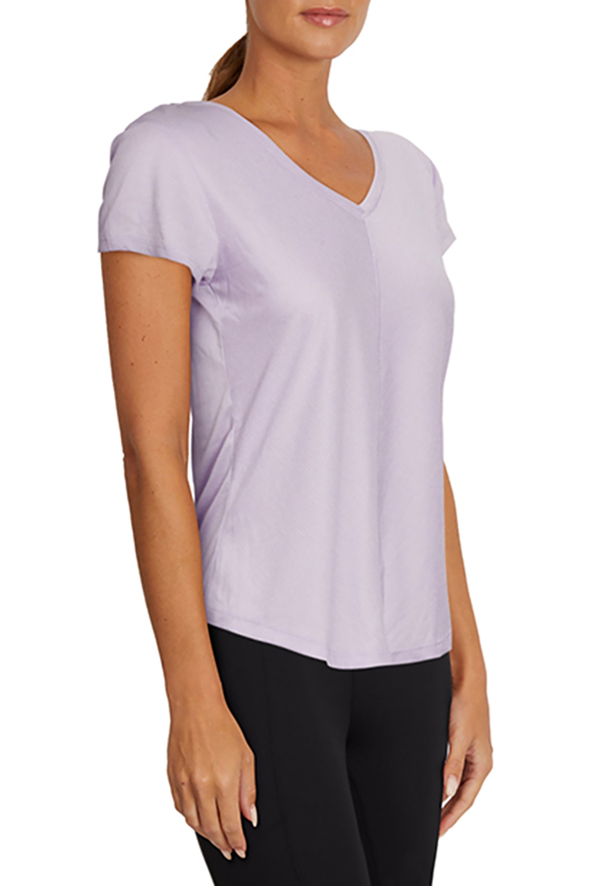 Mitered Tee 2.0 (H. Purple Rose)