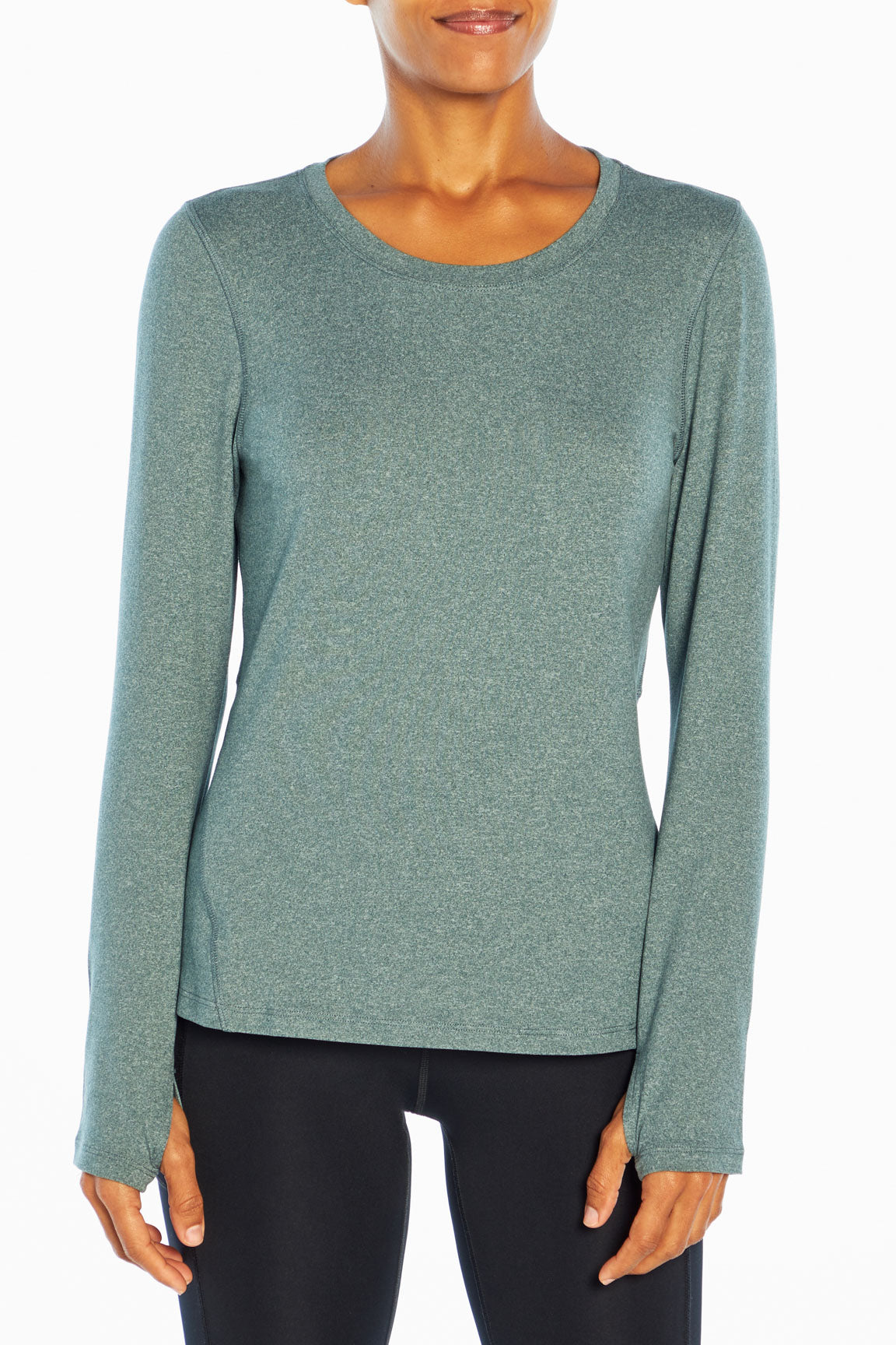 Baseline Long Sleeve (Heather Midnight Teal)