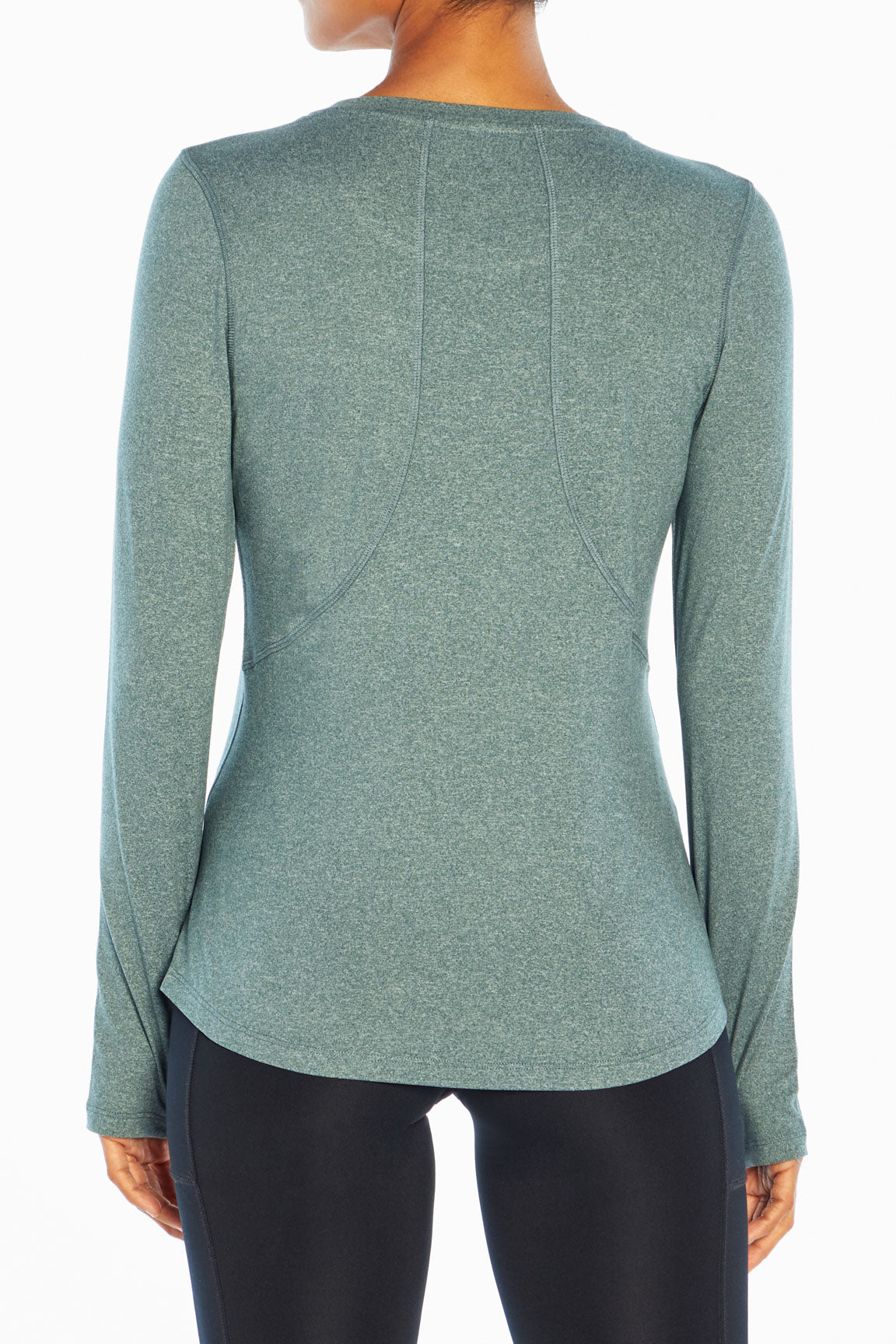 Baseline Long Sleeve (Heather Midnight Teal)