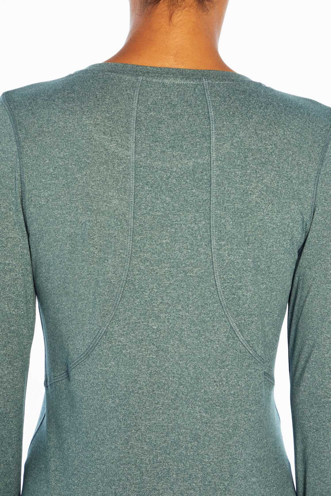 Baseline Long Sleeve (Heather Midnight Teal)