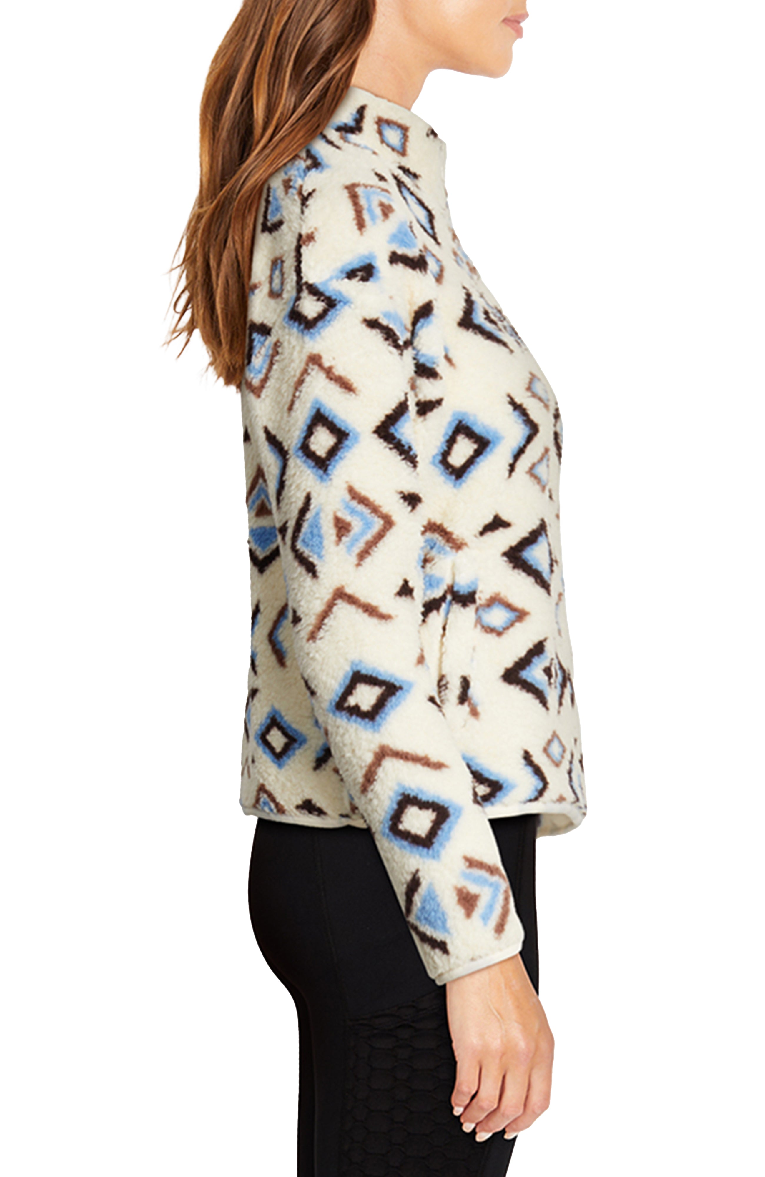 Carson 1/4" Pullover (Egret Outback Geo)