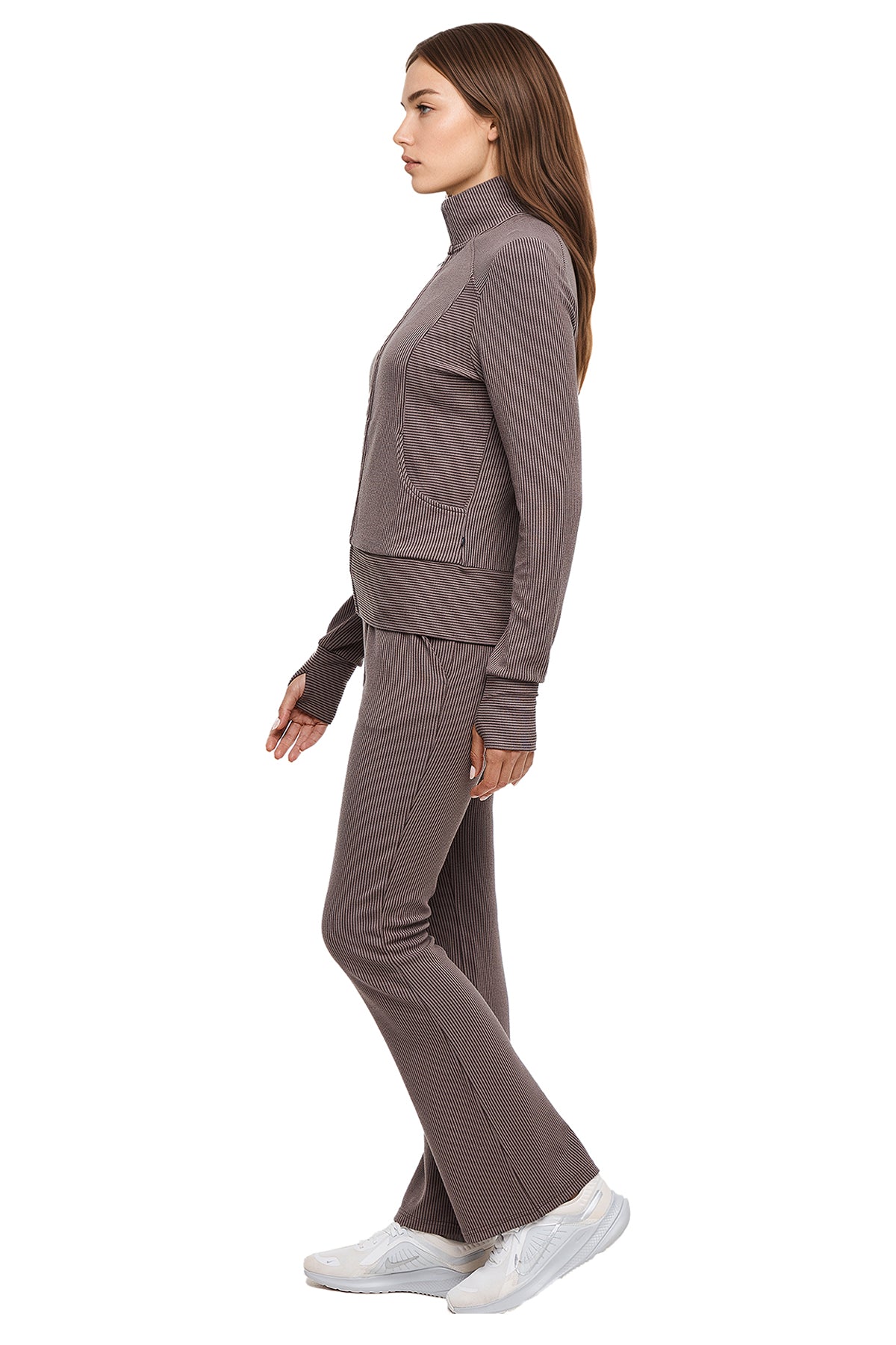 Paige Full Zip (Plum Kitten)