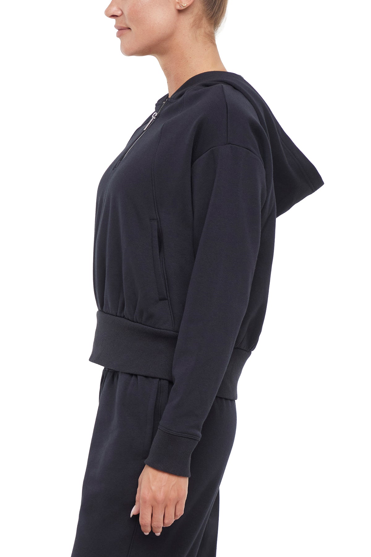 Roxie 1/4 Zip - Black
