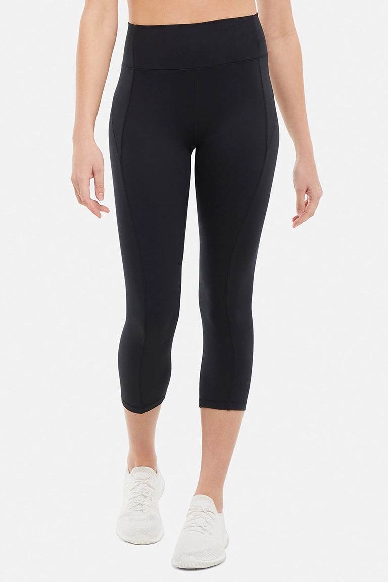 Aylani Capri Legging - Black