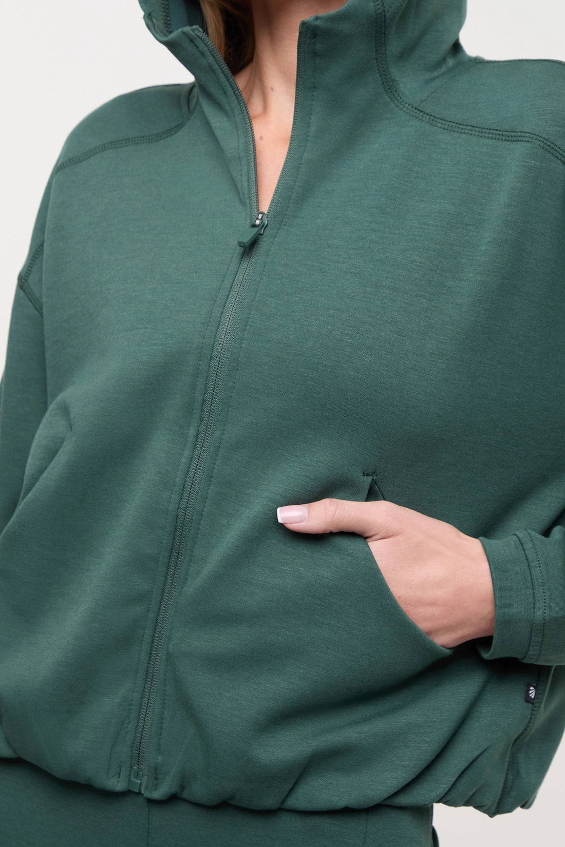 Adelaide Full Zip Hoodie - Garden Topiary