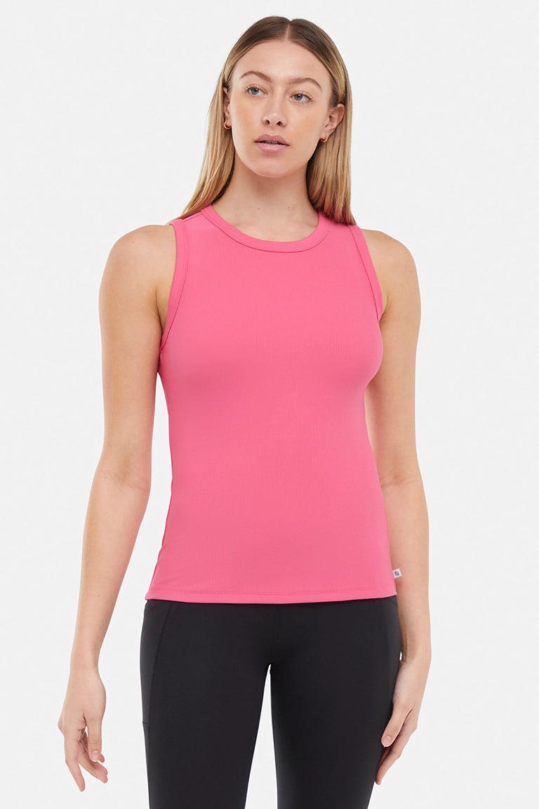 Mindy Tank - Pink Flambe