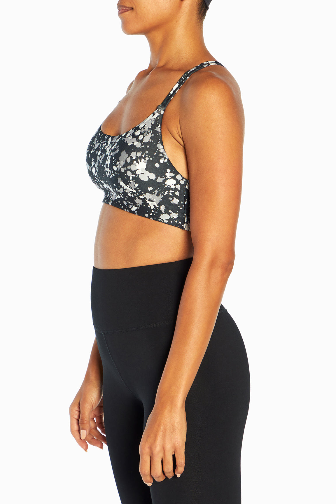 Camilla Sport Bra (Black Splatter Mix)