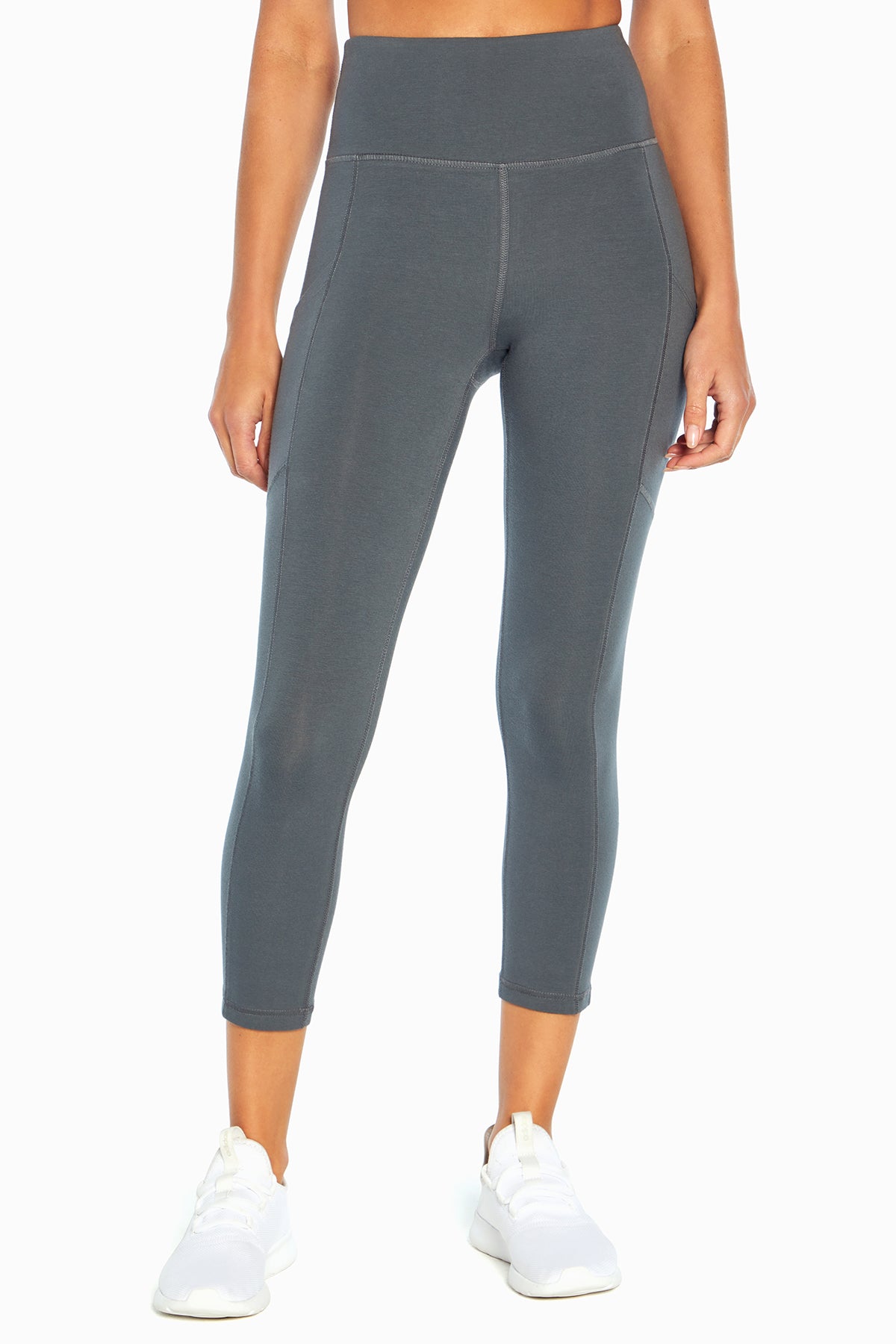 Bailee High Rise Pocket Capri (Turbulence)