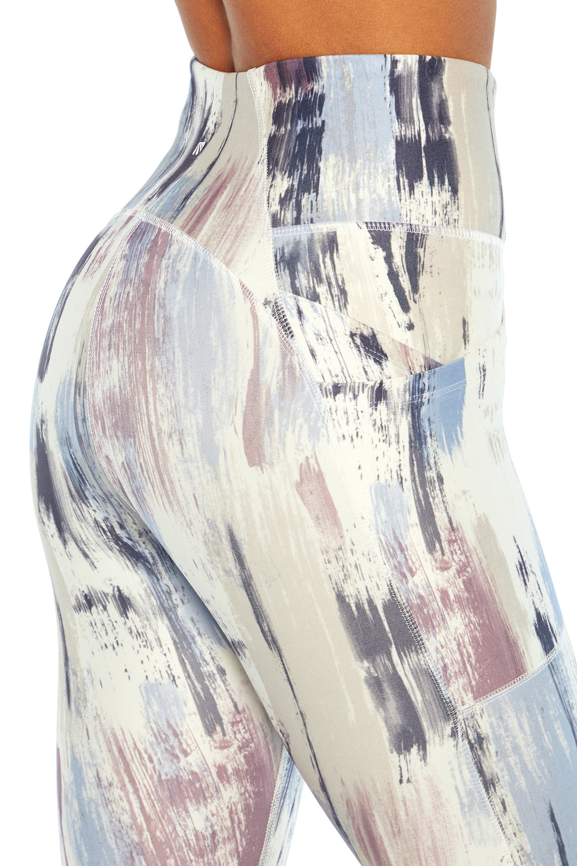 Abigail Capri (White Distressed Wash)