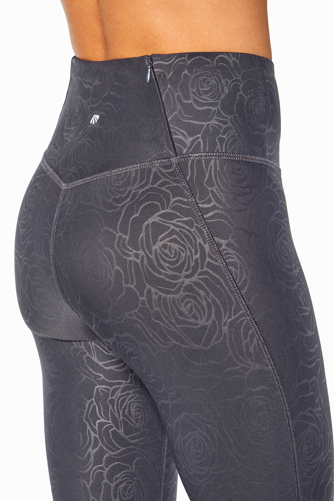 Aliza/Jade Capri (Ombre Blue Rose Embossed)