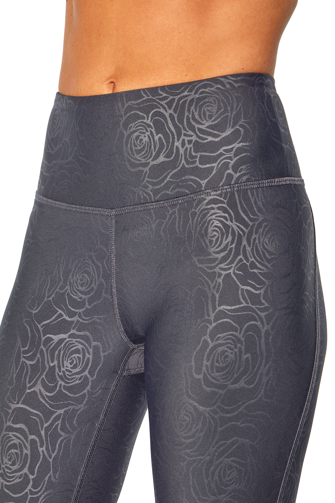 Aliza/Jade Capri (Ombre Blue Rose Embossed)