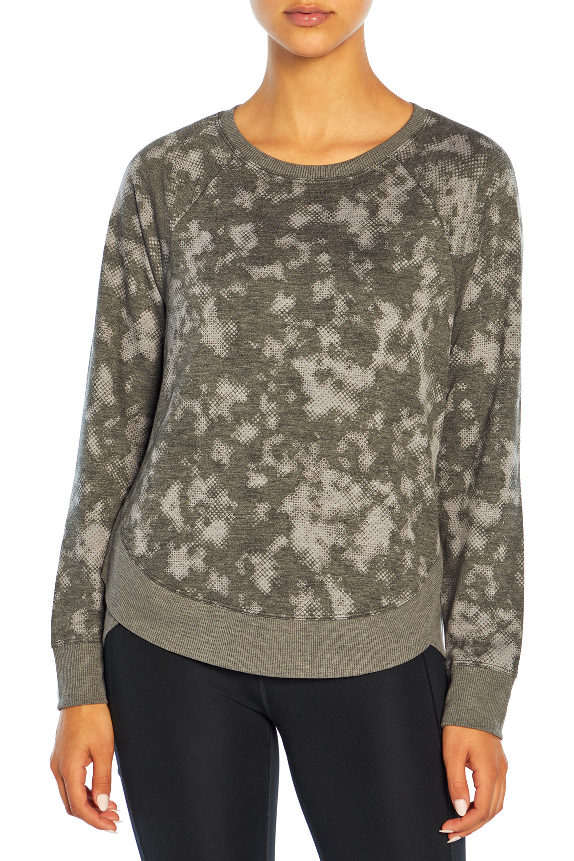 Maison Pullover (Black Circle Half Tone Camo)