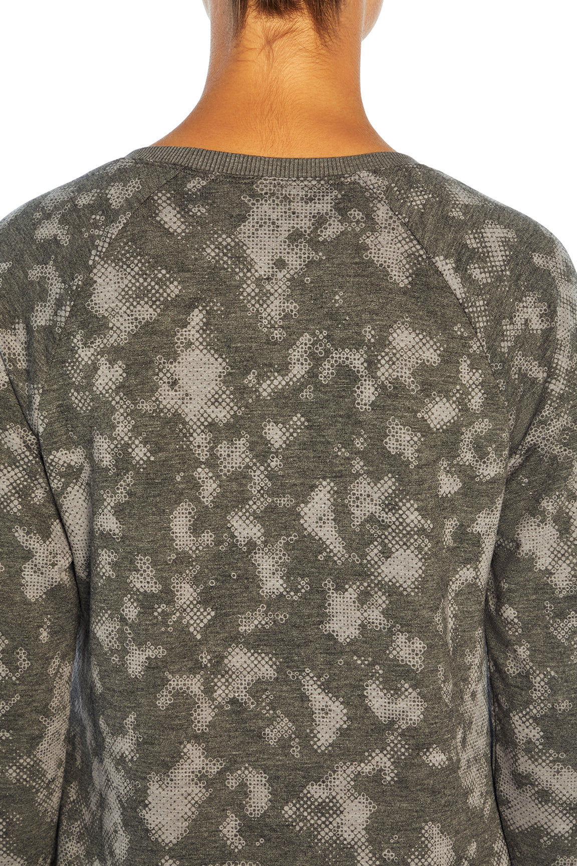 Maison Pullover (Black Circle Half Tone Camo)