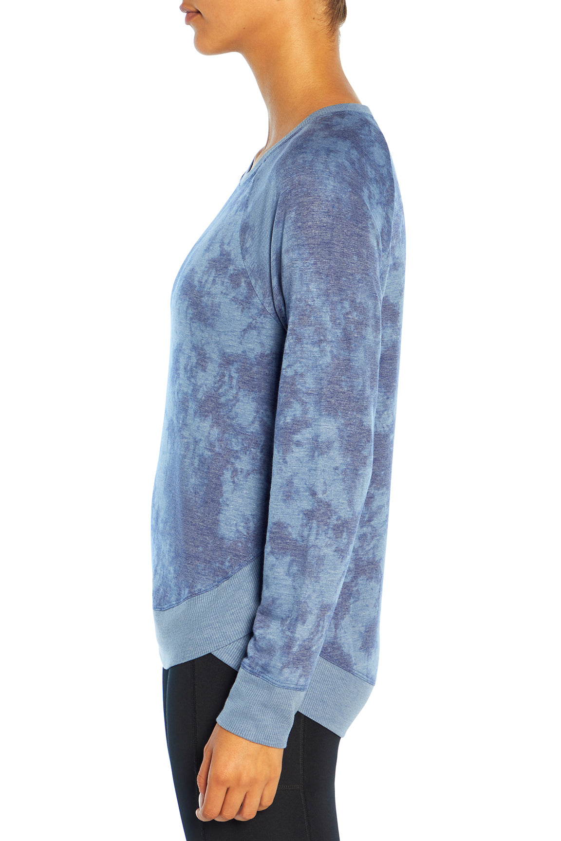 Maison Pullover (True Navy Tonal Tie Dye)