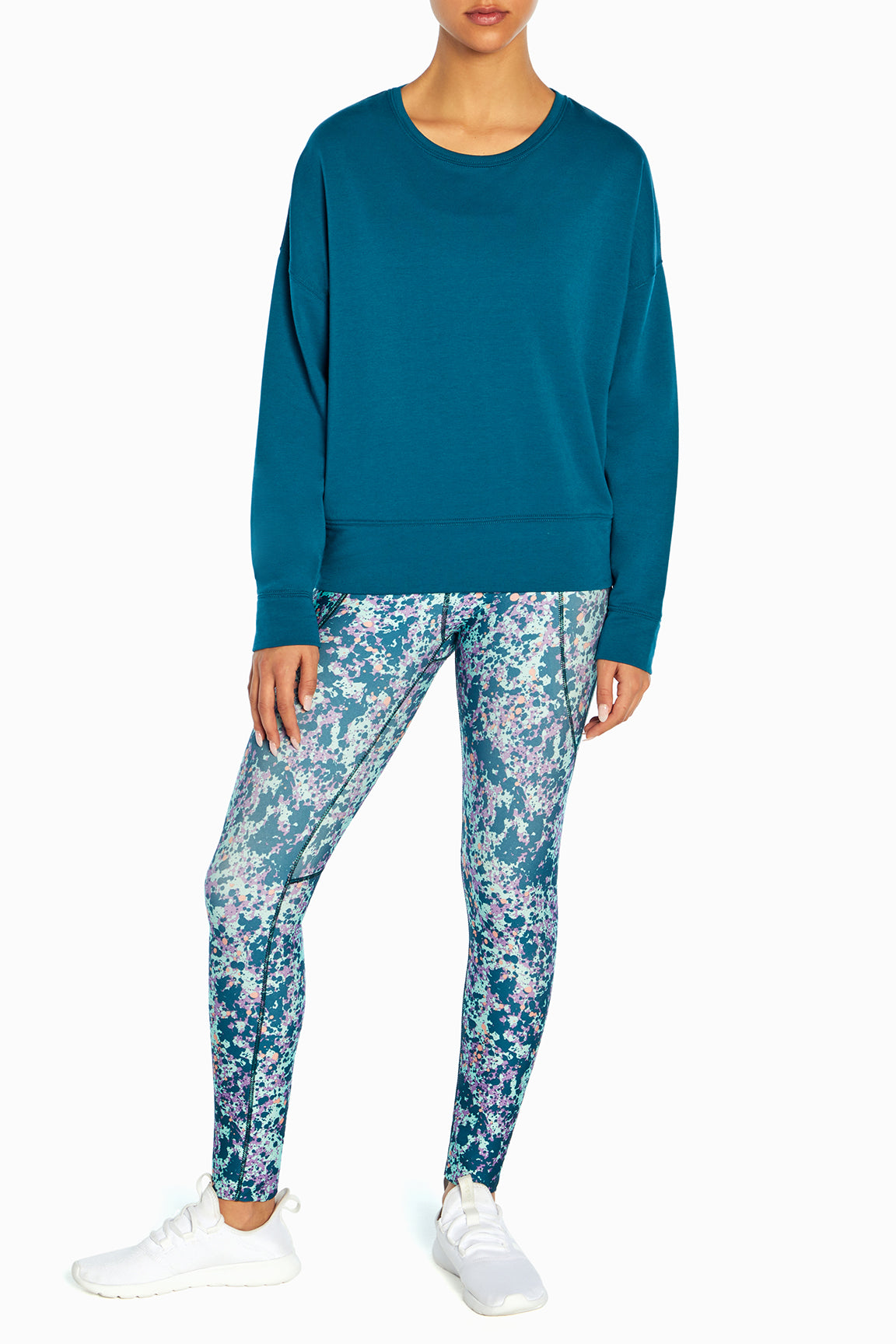 Alondra Fleece Pullover (Blue Coral)