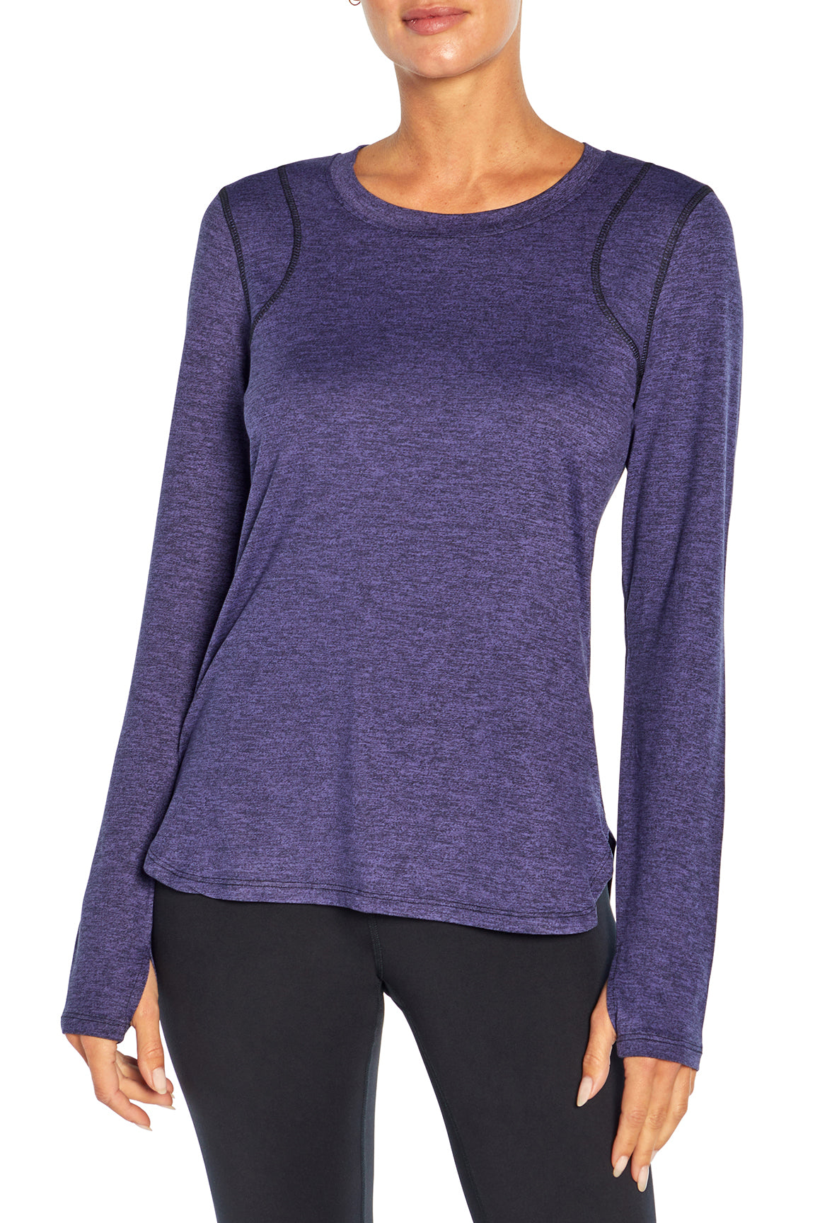 Victoria Tee (Heather Navy Blue)