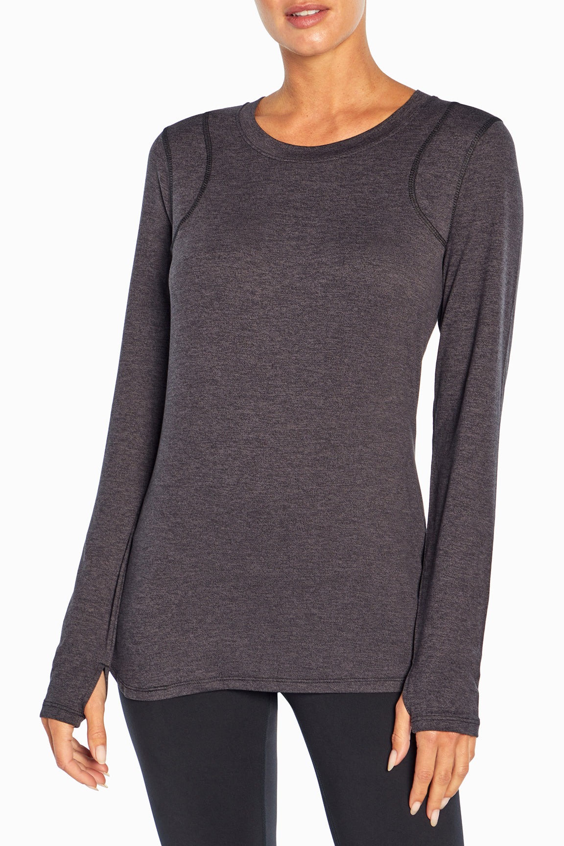 Victoria Tee (Heather Black)