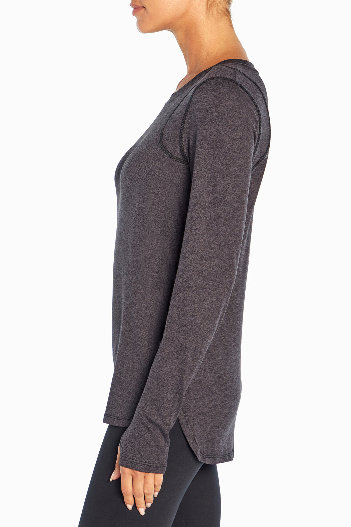 Victoria Tee (Heather Black)