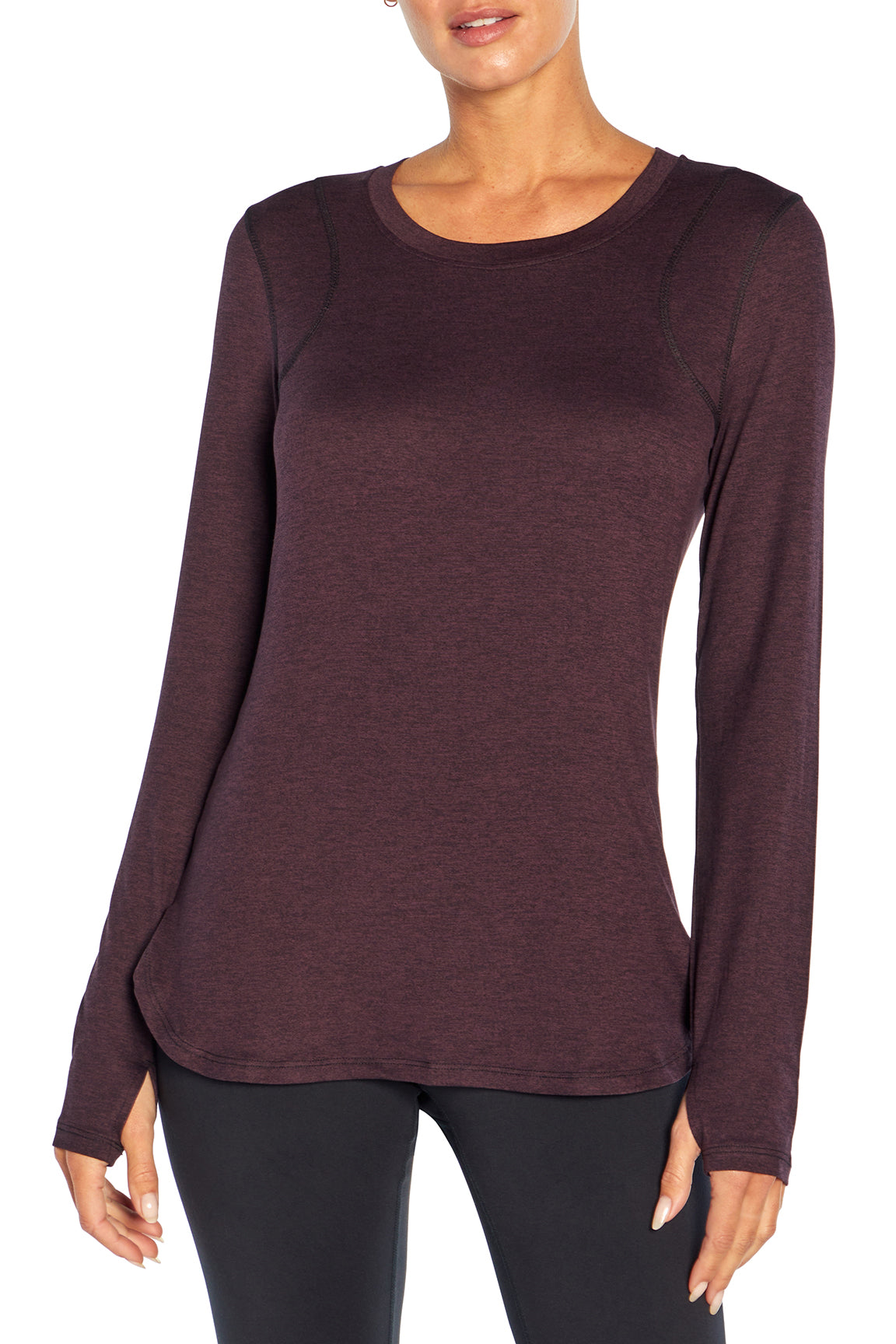 Victoria Tee (Heather Wild Plum)