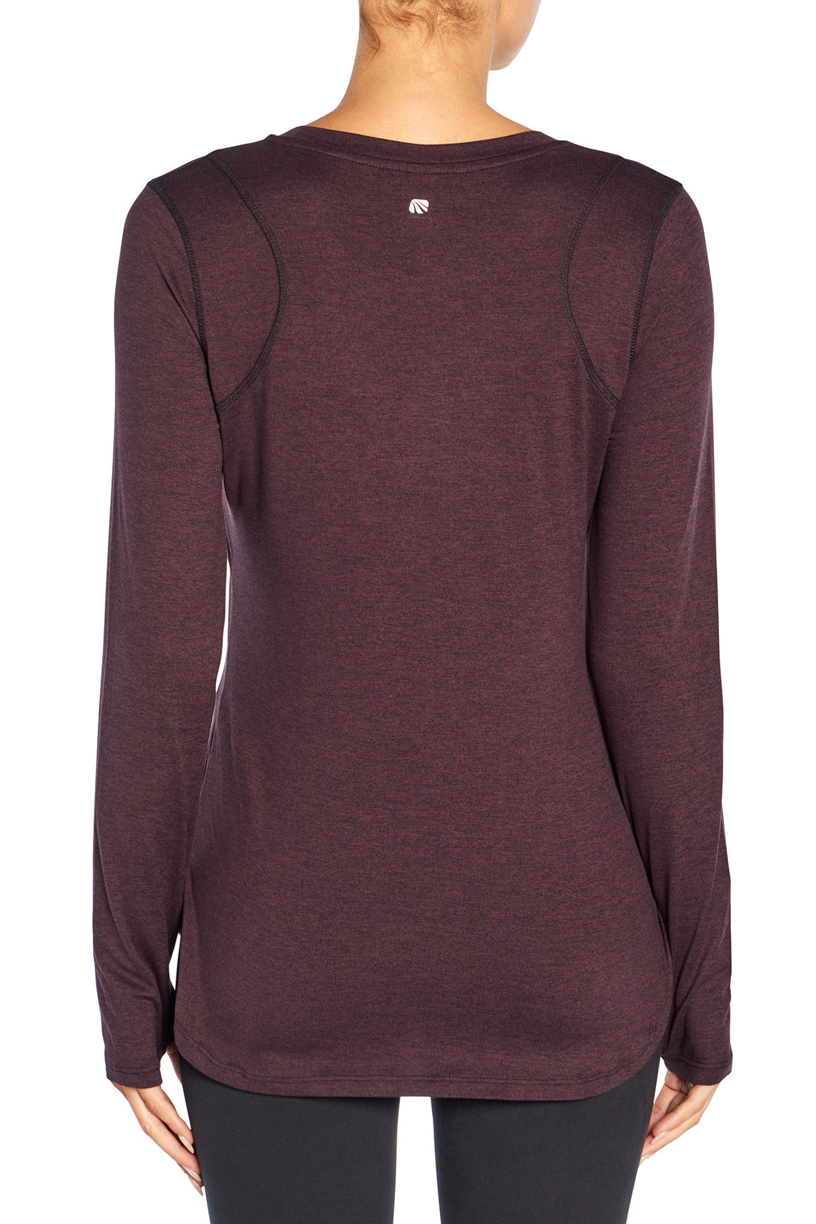 Victoria Tee (Heather Wild Plum)