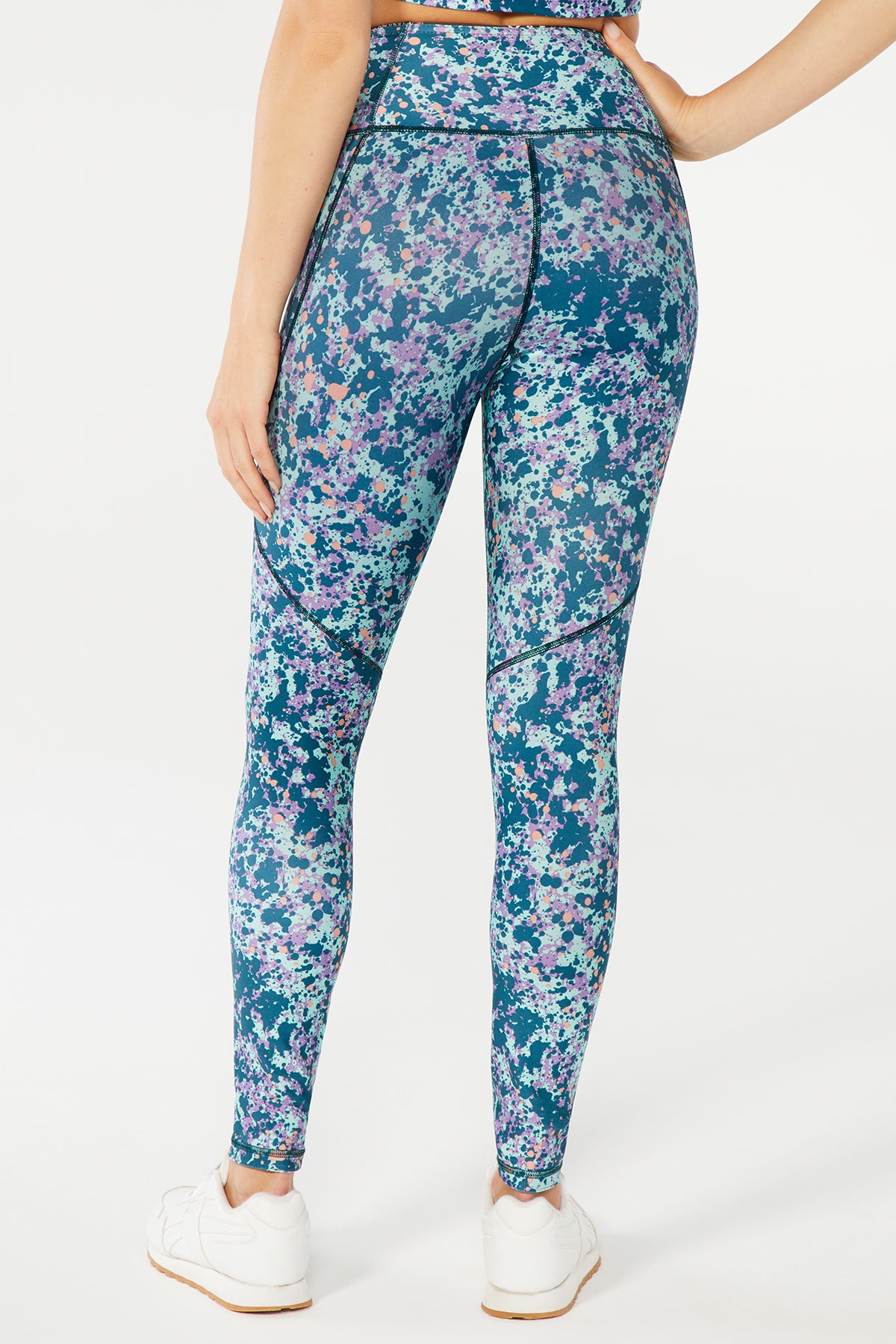 Becky Reversible Legging (Mini Splatter/ Black Bandana Mix)