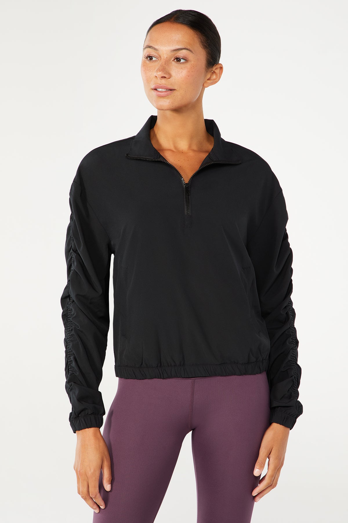 Drea 1/4 Zip Jacket (Black)