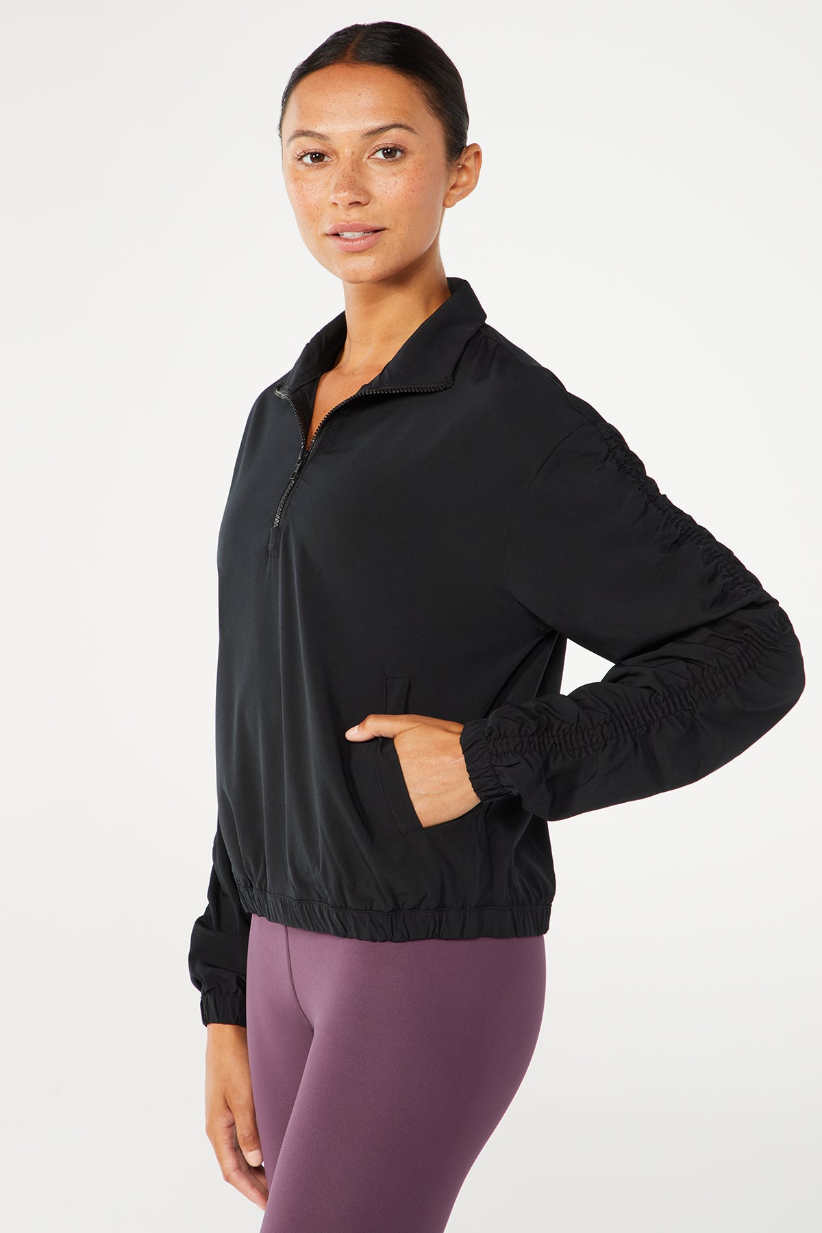 Drea 1/4 Zip Jacket (Black)