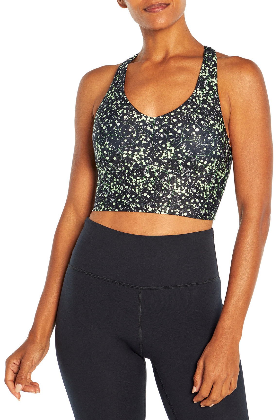 Tess Long Bra (Black Summer Mood)