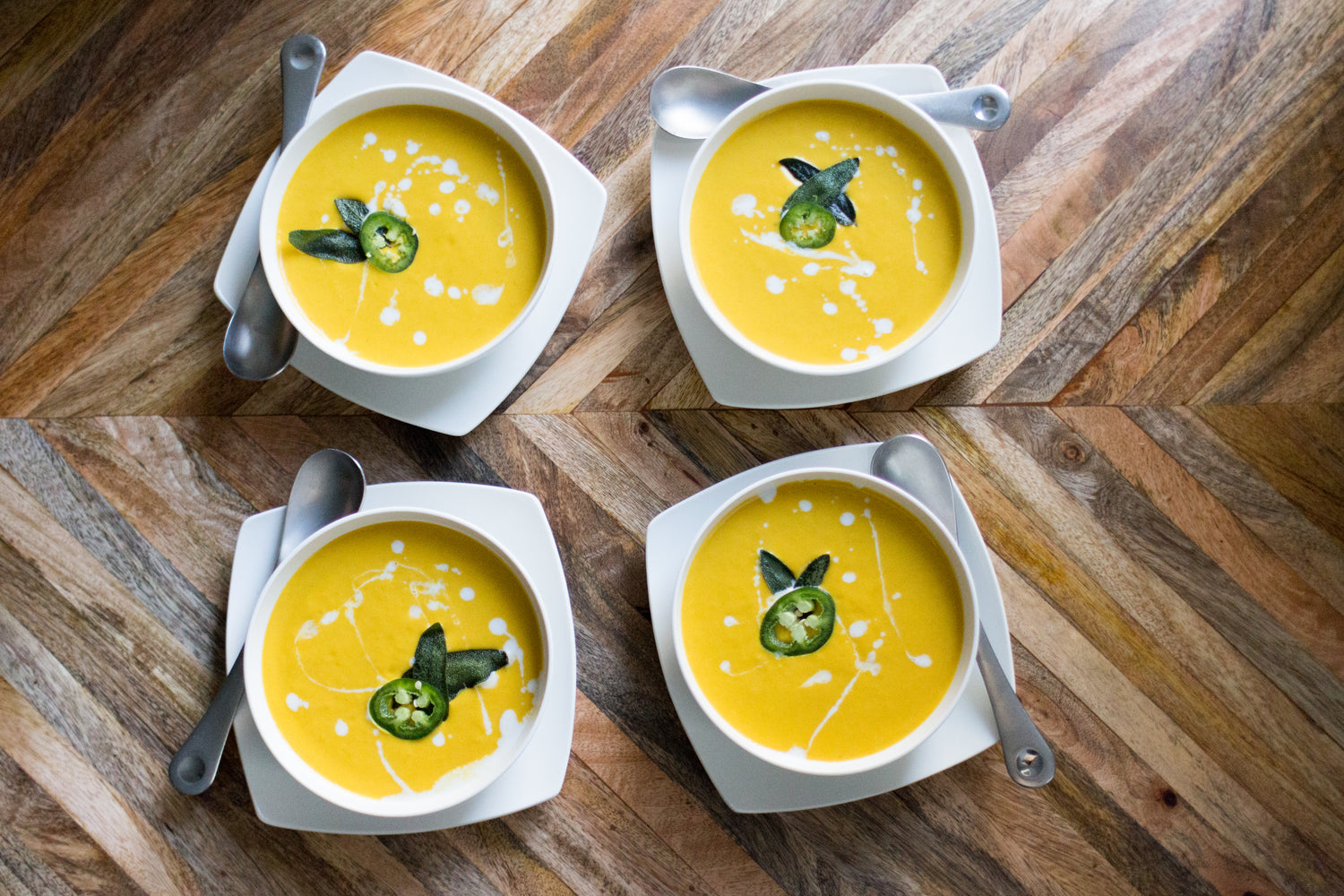 Spicy Butternut Squash Soup 🍲
