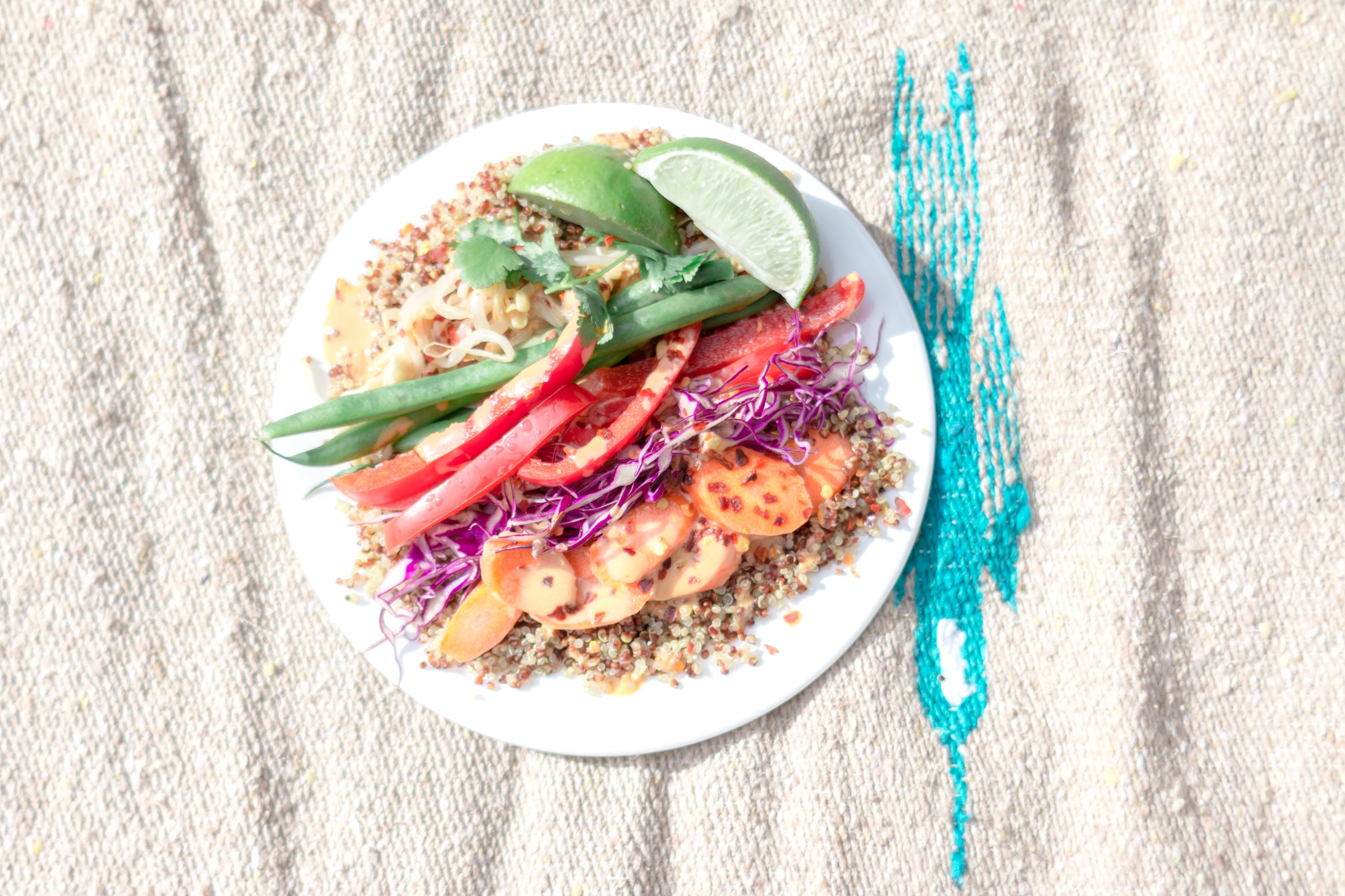 Quinoa Gado-Gado Bowl Recipe For Dining On The Go
