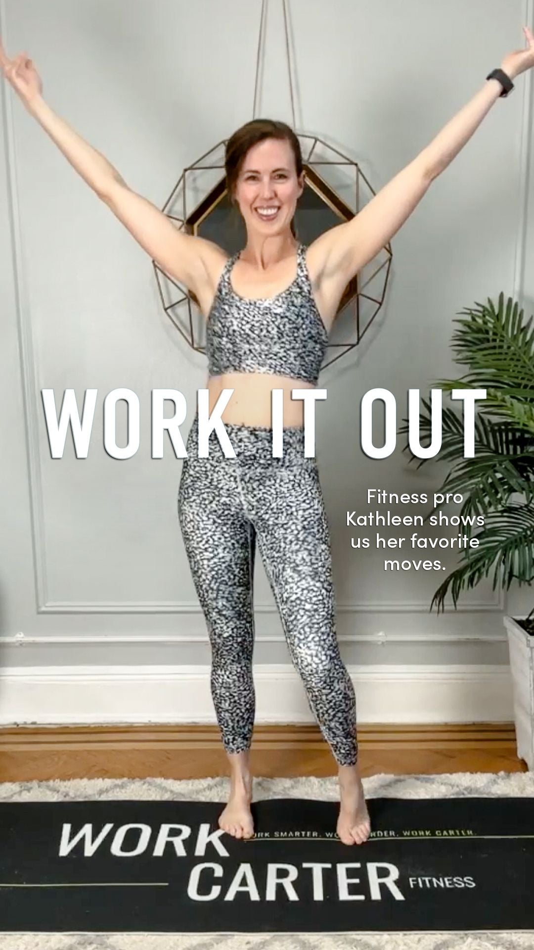 Working Out with Fitness Pro Kathleen