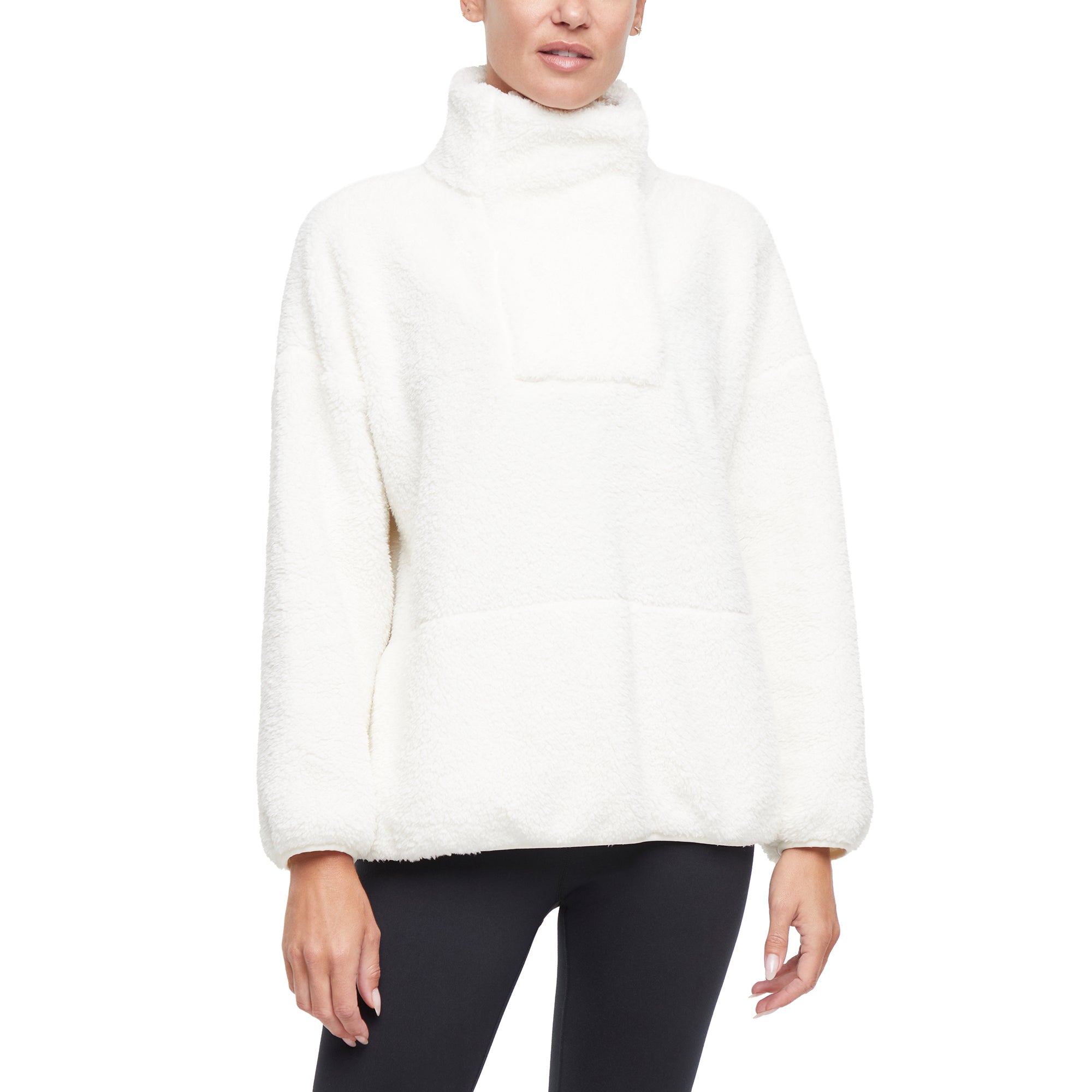 Stevie Mock Neck - Coconut Milk