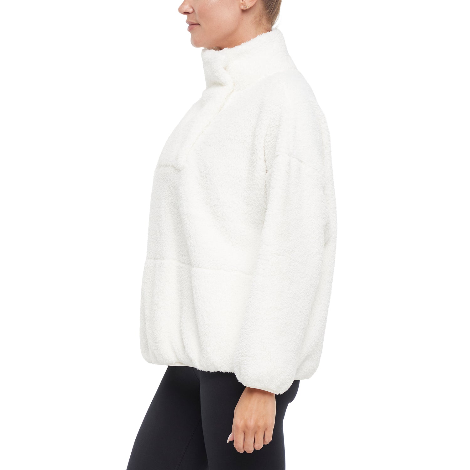 Stevie Mock Neck - Coconut Milk