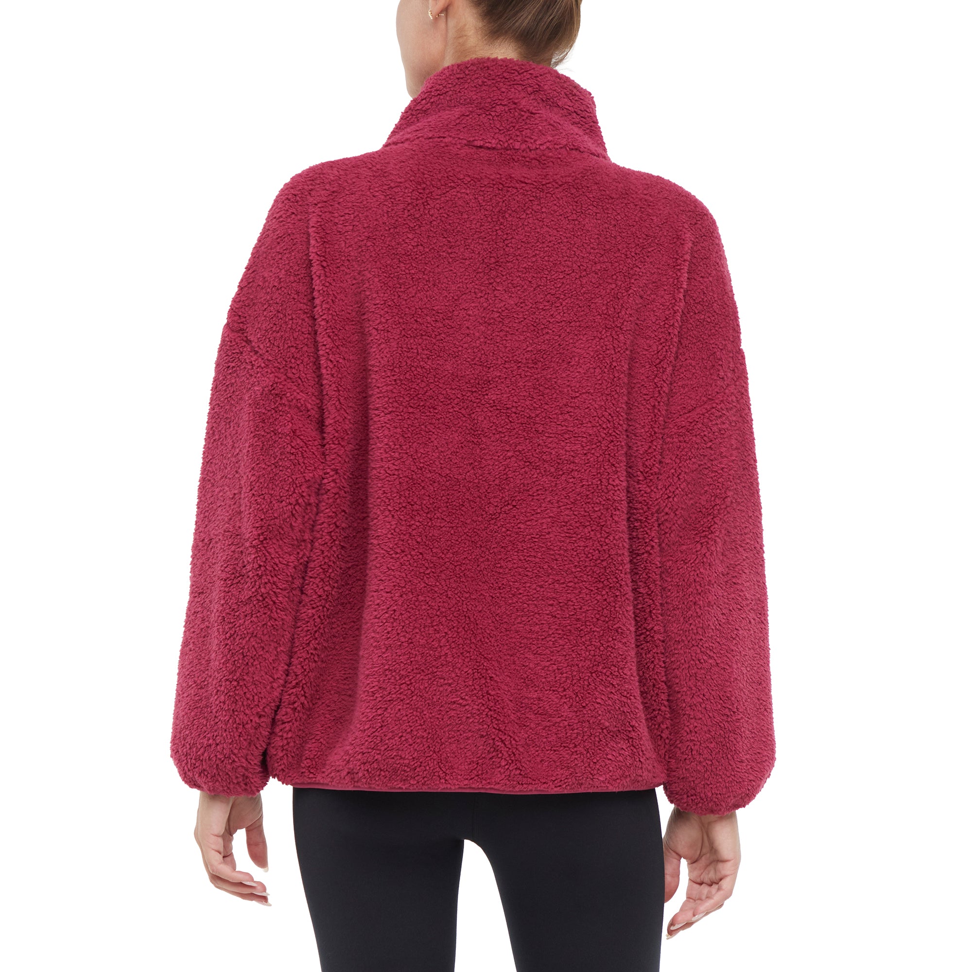 Stevie Mock Neck - Beaujolais