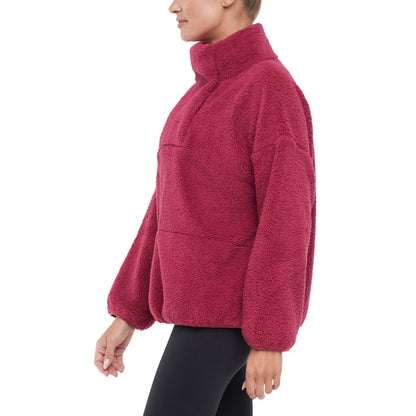Stevie Mock Neck - Beaujolais