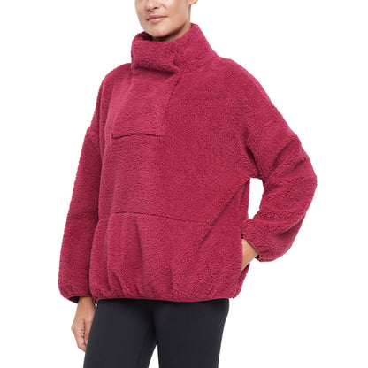 Stevie Mock Neck - Beaujolais